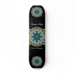 Desert Rate Skateboard with Saguaro Mandala