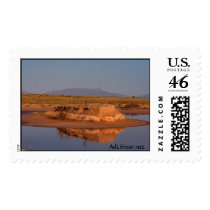 Desert Reflecting Pool postage by AdLibitur Desert Reflecting Pool postage