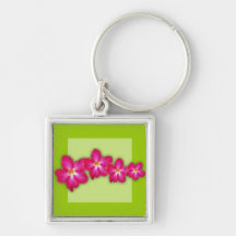 Desert Rose Collage Keychain