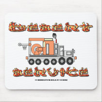 Desert Service,Wireline Truck,Mousepad,Oil,Gift