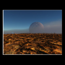 Desert Space Postcard postcards