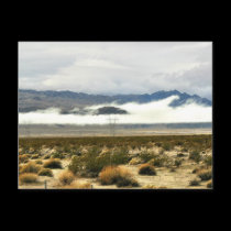 Desert Storm and Low Clouds postcards