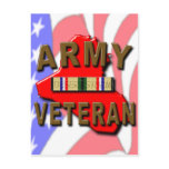 Desert Storm ARMY Veteran Postcard