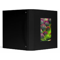 Desert Succulent in Bright Sun and Shade Vinyl Binder