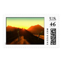 Desert Sunrise postage