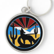 Desert Sunset Keychain keychain