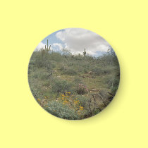 Desert Symphony Desert Refrigerator Magnet