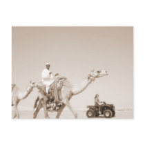 desert transportation postcards