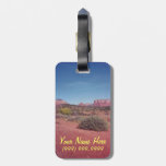 Desert Vista Personalized Luggage Tag