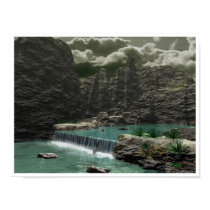 Desert Waterfall posters