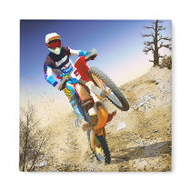 Desert Wheelie Motocross Magnet