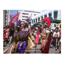 Desfile en el carnaval de Trinidad Tarjetas Postales