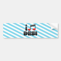 Desi fan bumper stickers