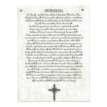 DESIDERATA Blue Nuclear Crucifix Posters
