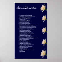 Desiderata ~ Canvas Print