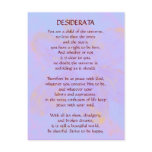 DESIDERATA Changing Daisy postcard