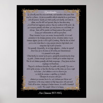 Desiderata Background