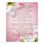Desiderata "desired things", prose floral posters