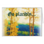 DESIDERATA Faded Aspens card