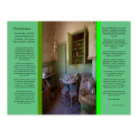 DESIDERATA Ghost Room Postcard
