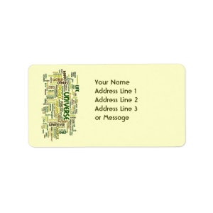 Desiderata Motivation Poem Name Address Label label