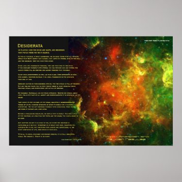 Desiderata - North American and Pelican Nebulae Posters