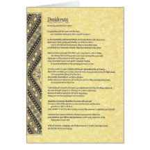 DESIDERATA Poem=Max Ehrmann=Parchment Collection Greeting Cards