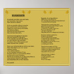 Desiderata posters