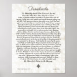 DESIDERATA Poster by Max Ehrmann MANY SIZES