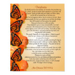 Desiderata prose Monarch butterflies posters