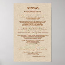 Desiderata Straw Print