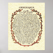 DESIDERATA with Wreath Trim Posters