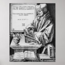 Desiderius Erasmus  of Rotterdam, 1526 Print