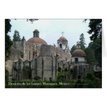 Desierto de los Leones Monastery Card by theHOELstudio Desierto de los Leones Monastery Card