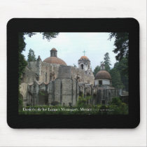 Desierto de los Leones Monastery Mousepad by theHOELstudio Desierto de los Leones Monastery Mousepad