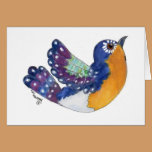 Design Bird Blue Boy cards