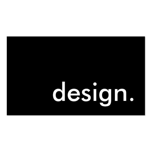 design. business card templates