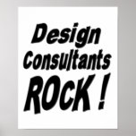 Design Consultants Rock! Poster Print posters