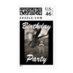 Design Custom Photo Stamps Kids Birthday Party