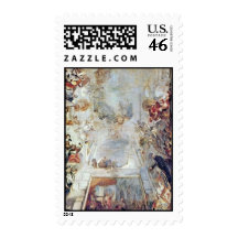 Design For A Ceiling Painting Of The Allegory Of T Stamp