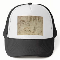 Design for a Flying Machine by Leonardo Da Vinci Trucker Hats