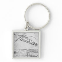 Design for a flying machine keychain