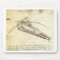 Design for a flying machine. mousepads by LeonardoDaVinci Design for a flying machine. mousepads