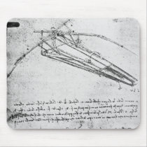 Design for a flying machine mousepad