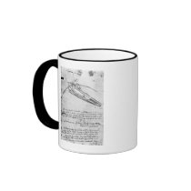 Design for a flying machine coffee mugs
