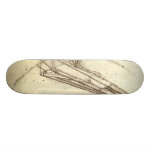 Design for a flying machine. skate board deck