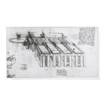 Design for a Shearing Machine, Leonardo da Vinci Poster