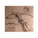 Design for an enormous crossbow post card