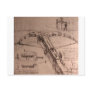 Design for an enormous crossbow post card