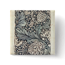 Design for Avon Chintz, c.1886 Pinback Button